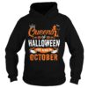 Queen Of Halloween Are Born In October For Birthday T-Shirt