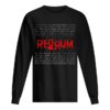REDRUM Scary Vintage Horror Movie Quote &amp Halloween shirt