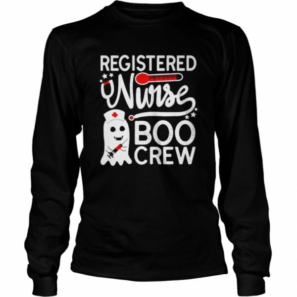 Registered Nurse Halloween Witch Ghost RN Nursing Boo Crew shirt