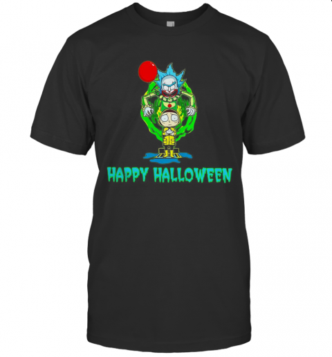 Rick And Morty Happy Halloween T-Shirt Rick And Morty Happy Halloween T-Shirt