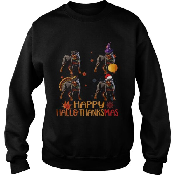 Rottweiler Happy Hallothanksmas shirt