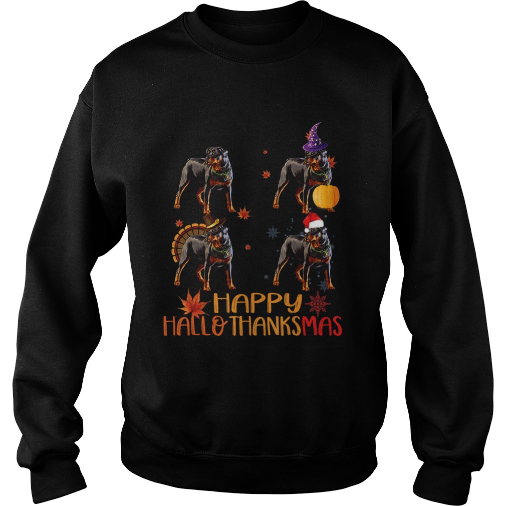 Rottweiler Happy Hallothanksmas shirt Rottweiler Happy Hallothanksmas shirt
