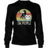 Scary Black Cat Pumpkin wearing Face Mask Halloween Costume shirt