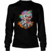 Scary Clown Halloween Mad Evil Clown Face shirt