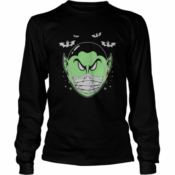 Scary Dracula Head Funny Halloween Costume Vampire Count shirt