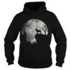 Shadow Of The French Bulldog Howling In The Moon shirt