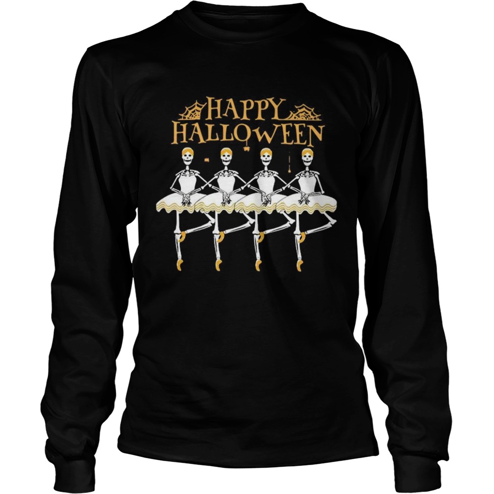 Skeleton Dancing Ballet Happy Halloween shirt Skeleton Dancing Ballet Happy Halloween shirt