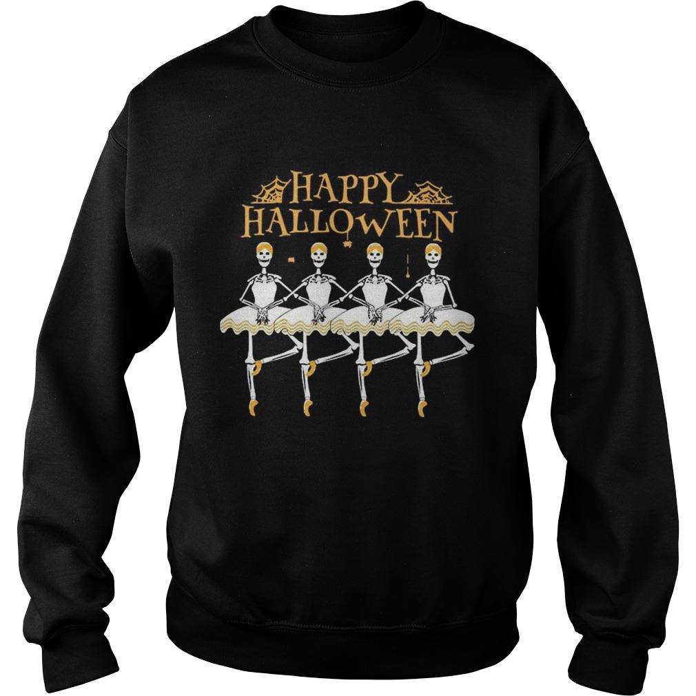 Skeleton Dancing Ballet Happy Halloween shirt Skeleton Dancing Ballet Happy Halloween shirt
