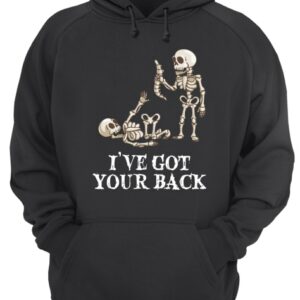 Skeleton I've got your back shirt 3
