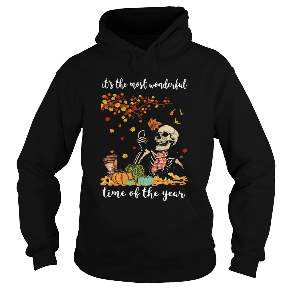 Skeleton Its The Most Wonderful Time Of The Year Halloween shirt Skeleton Its The Most Wonderful Time Of The Year Halloween shirt