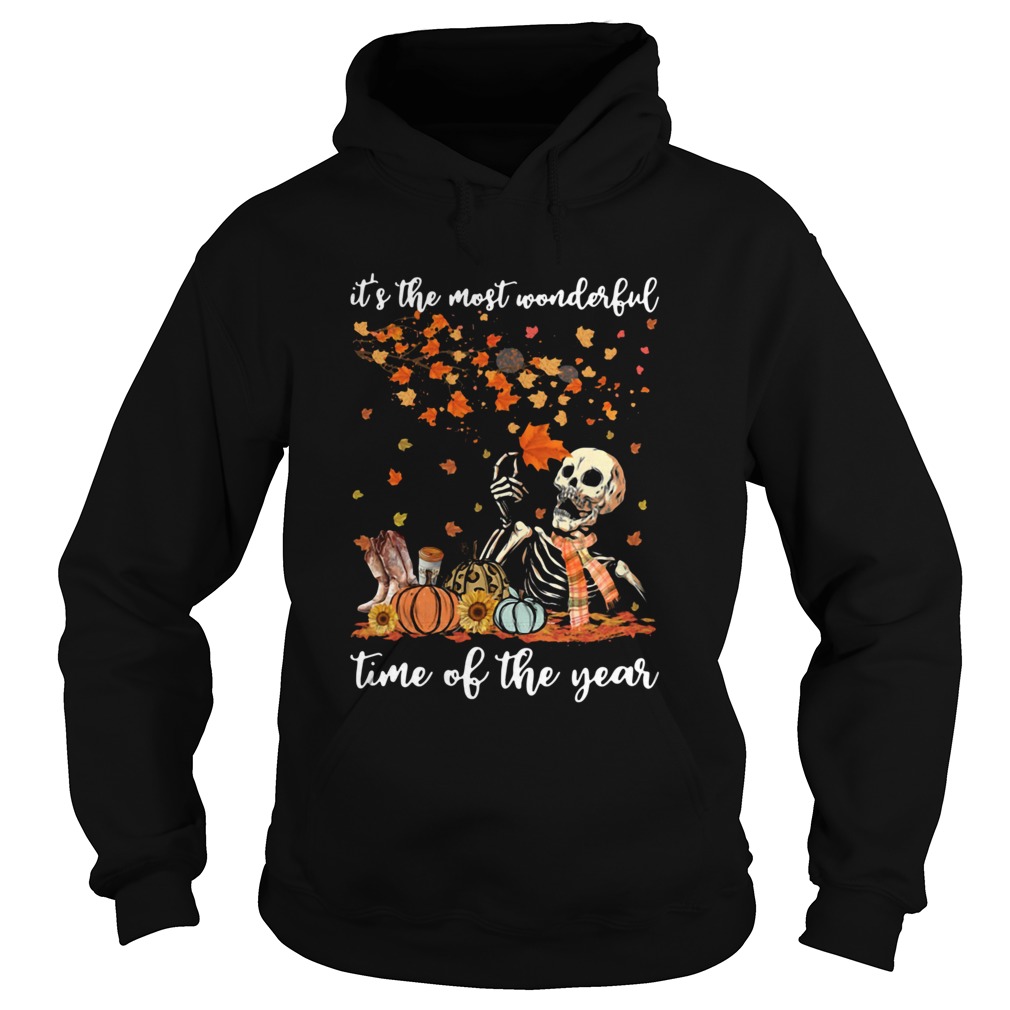 Skeleton Its The Most Wonderful Time Of The Year Pumpkin Halloween shirt Skeleton Its The Most Wonderful Time Of The Year Pumpkin Halloween shirt