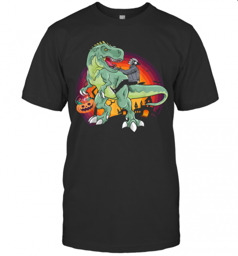 Skeleton Riding Dinosaur T Rex Halloween 2020 Boys T-Shirt Skeleton Riding Dinosaur T Rex Halloween 2020 Boys T-Shirt