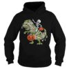 Skeleton Riding T Rex Funny Halloween Boys Girls KidsTShirt