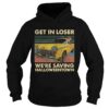 Skeleton Taxi get in loser were saving Halloweentown vintage t-shirt