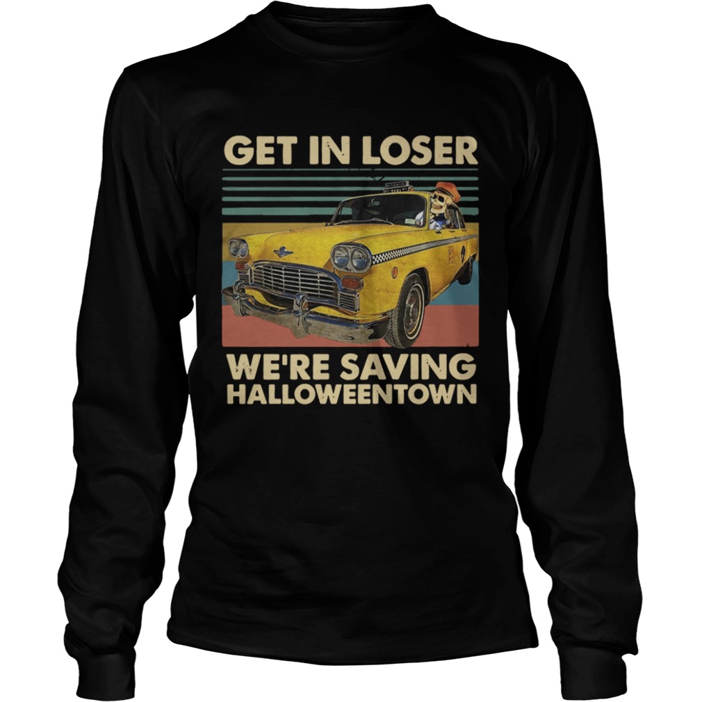 Skeleton Taxi get in loser were saving Halloweentown vintage t-shirt Skeleton Taxi get in loser were saving Halloweentown vintage t-shirt
