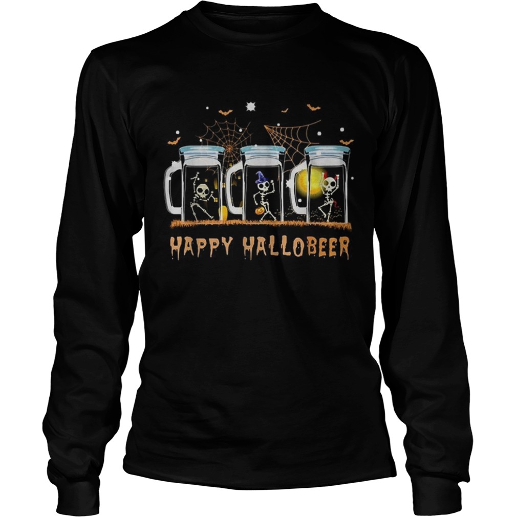 Skeleton happy Hallobeer Halloween shirt Skeleton happy Hallobeer Halloween shirt