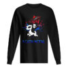 Skeleton riding death metal unicorn shirt