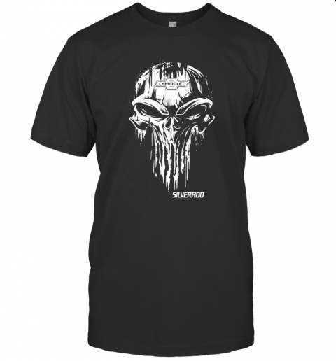 Skull Chevrolet Logo Silverado Halloween T-Shirt Skull Chevrolet Logo Silverado Halloween T-Shirt