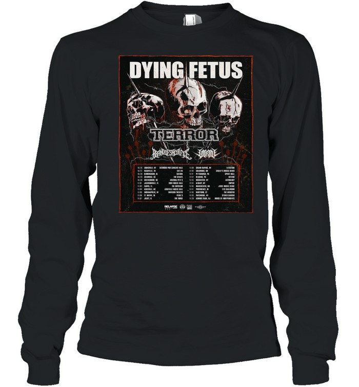 Skull Dying Fetus Terror T-shirt Skull Dying Fetus Terror T-shirt