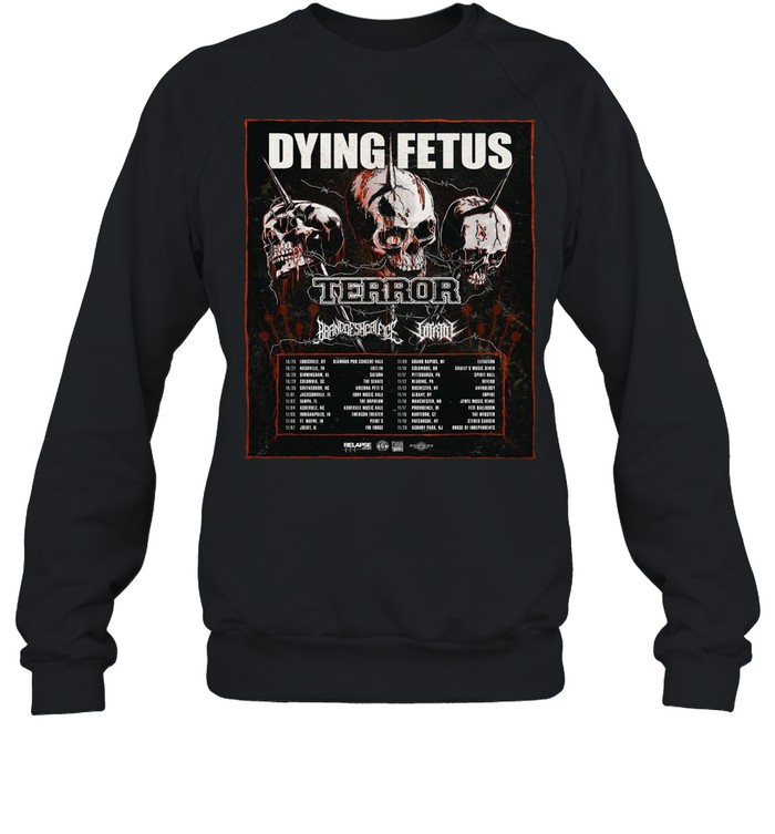 Skull Dying Fetus Terror T-shirt Skull Dying Fetus Terror T-shirt