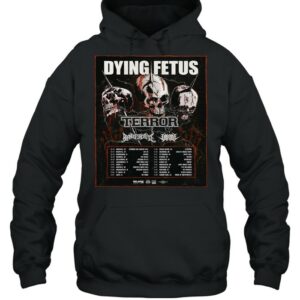 Skull Dying Fetus Terror T shirt 3