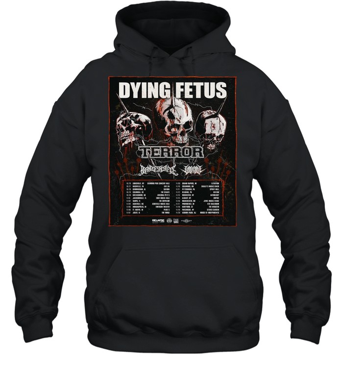 Skull Dying Fetus Terror T-shirt Skull Dying Fetus Terror T-shirt