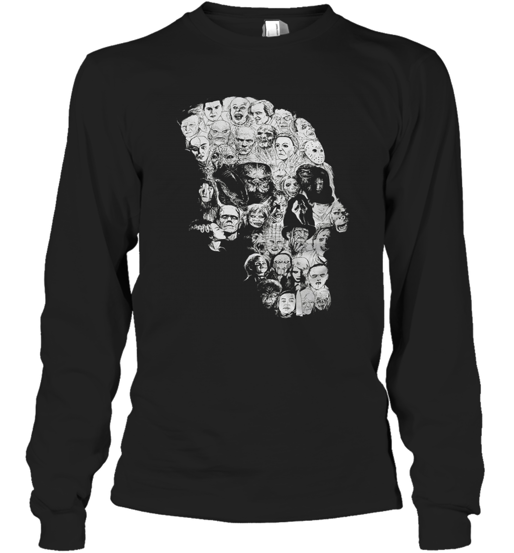 Skull Horror Movie Characters T-Shirt Skull Horror Movie Characters T-Shirt
