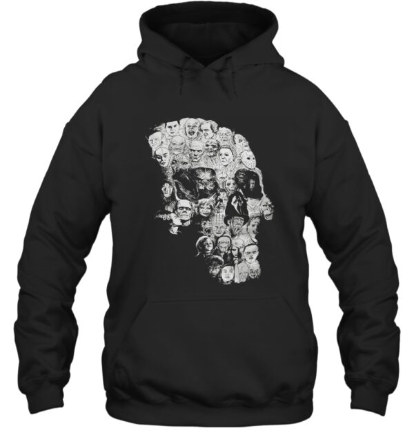 Skull Horror Movie Characters T-Shirt