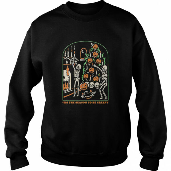 Skull Tis The Season To Be Creepy Halloween shirt