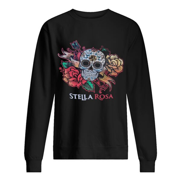 Skull rose stella rosa shirt