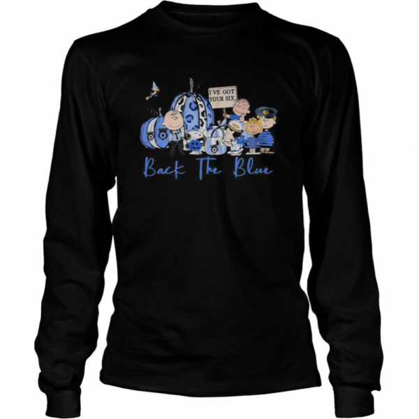 Snoopy And Friends Pumpkin I’ve Got Your Six Back The Blue shirt