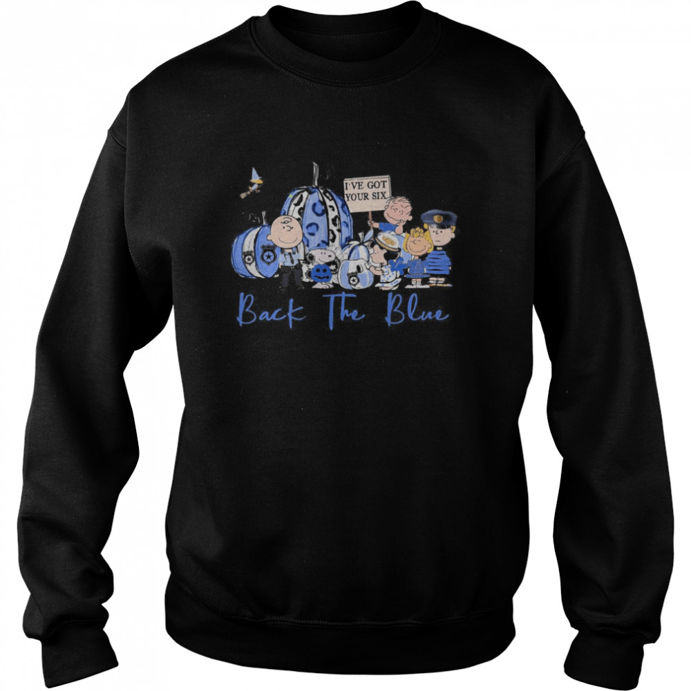 Snoopy And Friends Pumpkin I’ve Got Your Six Back The Blue shirt Snoopy And Friends Pumpkin I’ve Got Your Six Back The Blue shirt