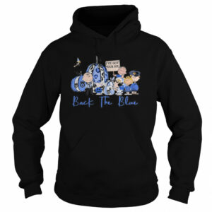 Snoopy And Friends Pumpkin I've Got Your Six Back The Blue shirt 3