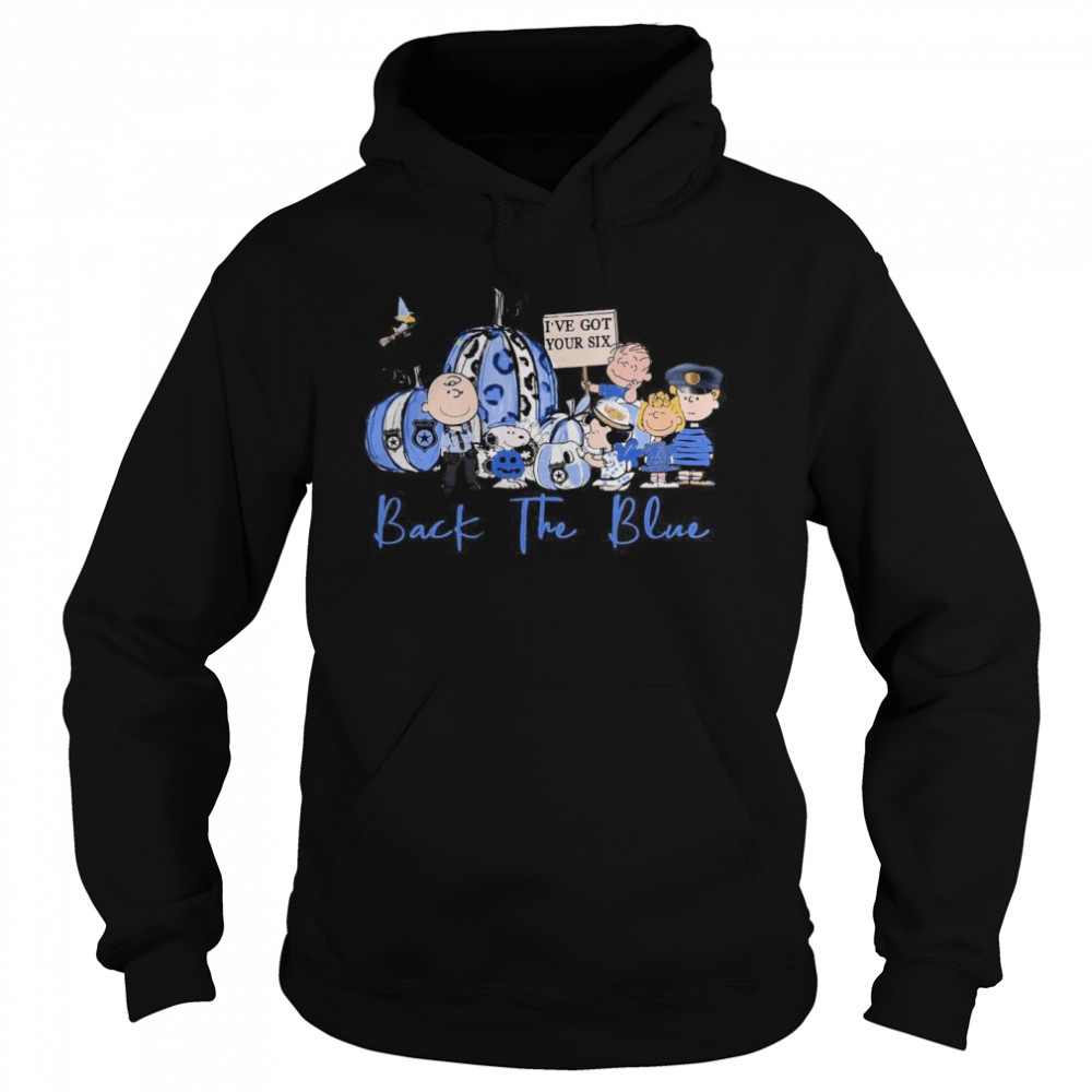 Snoopy And Friends Pumpkin I’ve Got Your Six Back The Blue shirt Snoopy And Friends Pumpkin I’ve Got Your Six Back The Blue shirt