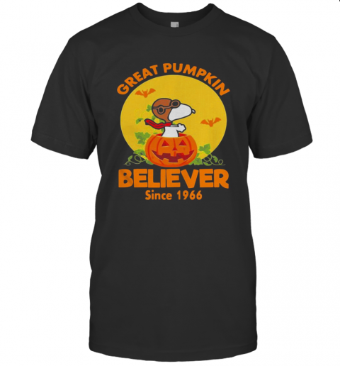 Snoopy Great Pumpkin Believer Since 1966 Halloween T-Shirt Snoopy Great Pumpkin Believer Since 1966 Halloween T-Shirt