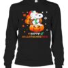 Snoopy Happy Hallothanksmas Halloween Thanksgiving Christmas T-Shirt