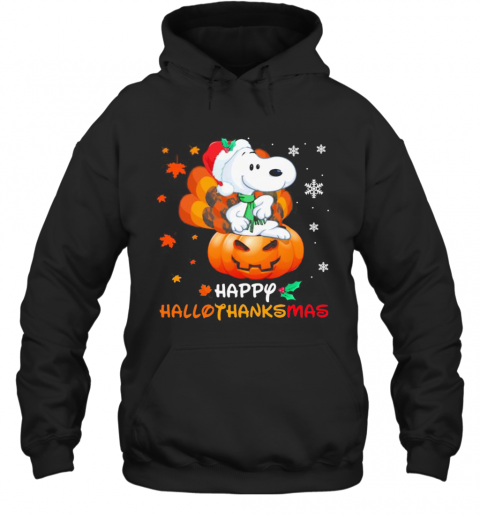 Snoopy Happy Hallothanksmas Halloween Thanksgiving Christmas T-Shirt Snoopy Happy Hallothanksmas Halloween Thanksgiving Christmas T-Shirt