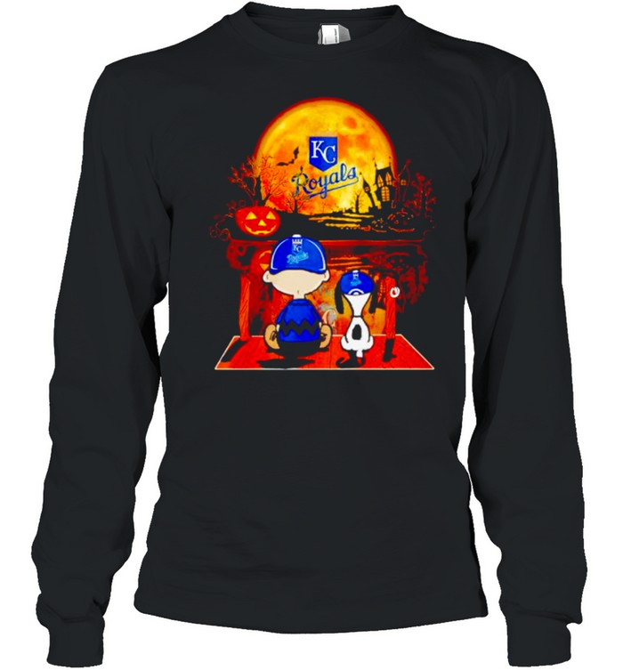 Snoopy and Charlie Brown Kansas City Royals happy Halloween shirt Snoopy and Charlie Brown Kansas City Royals happy Halloween shirt