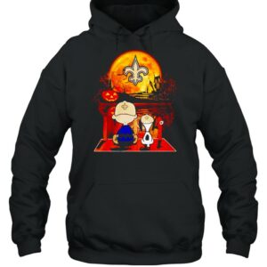 Snoopy and Charlie Brown New Orleans Saints happy Halloween shirt 3