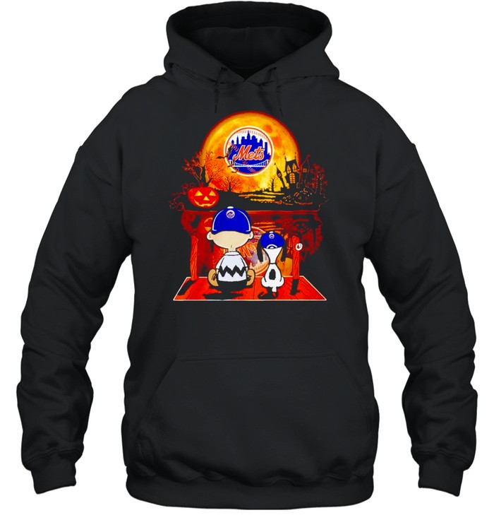 Snoopy and Charlie Brown New York Mets happy Halloween shirt Snoopy and Charlie Brown New York Mets happy Halloween shirt