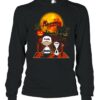 Snoopy and Charlie Brown Pumpkin Braves Halloween Moon shirt