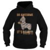 So Awesome Its Scary Mummy Llama Halloween Shirt