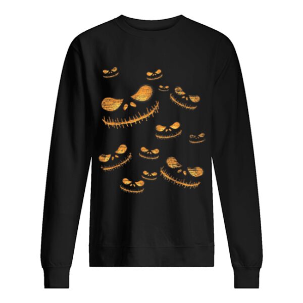 Spooky Halloween Costume Pumpkin Faces shirt