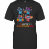 Stitch Disney Halloween And Merry Christmas Happy Hallothanksmas T-Shirt