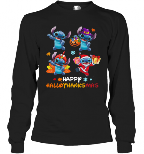 Stitch Happy Hallothanksmas Pumpkin T-Shirt Stitch Happy Hallothanksmas Pumpkin T-Shirt
