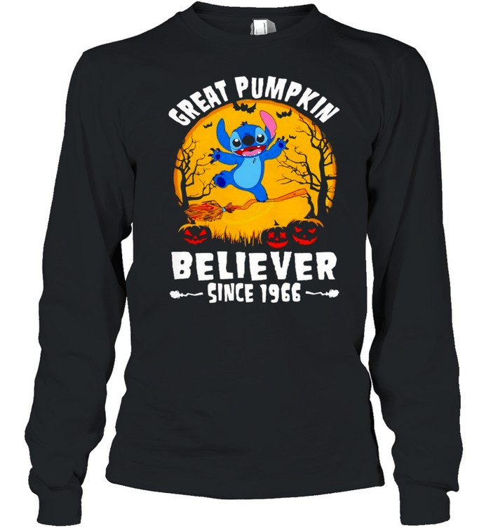 Stitch great pumpkin believer since 1966 Halloween shirt Stitch great pumpkin believer since 1966 Halloween shirt