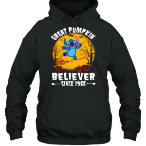 Stitch great pumpkin believer since 1966 Halloween shirt 3