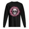 Sunflower Sugar Skull Breast Cancer Awareness shirt