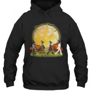 The Beatles Abbey Road Moon Pumpkins Halloween T Shirt 3