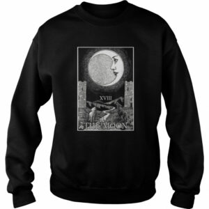 The Moon and Dogs Tarot Card Occult Goth Halloween Gothic T-shirt